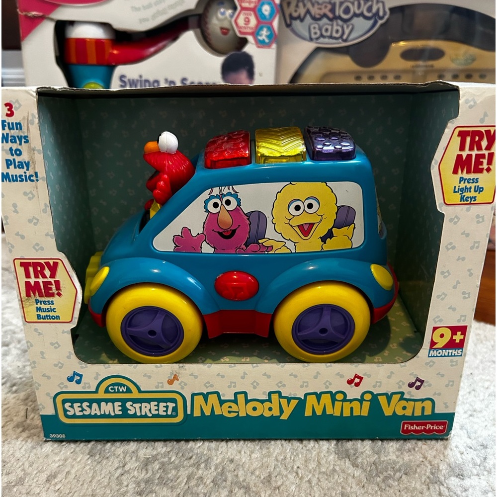 Vintage 1998 Sesame Street Melody Mini Van